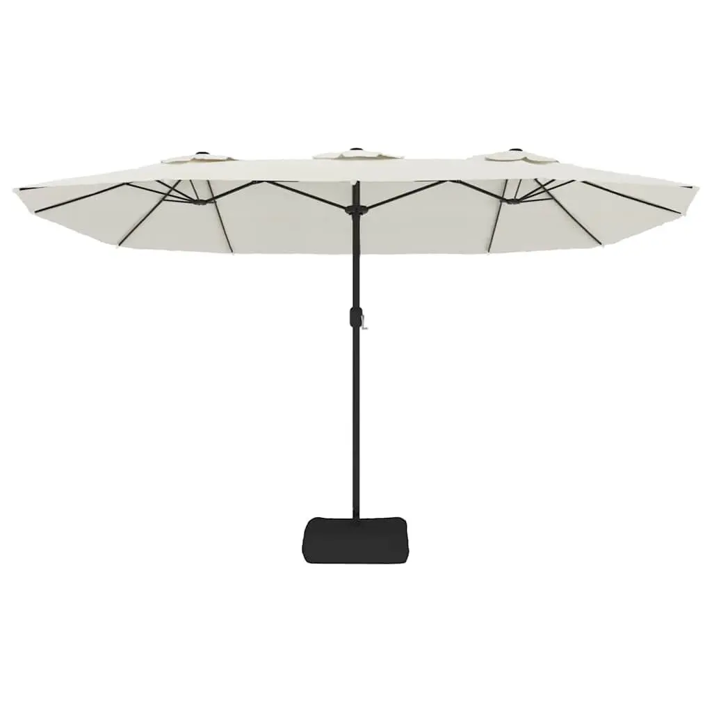 Double-Head Outdoor Parasol for Sun Shade