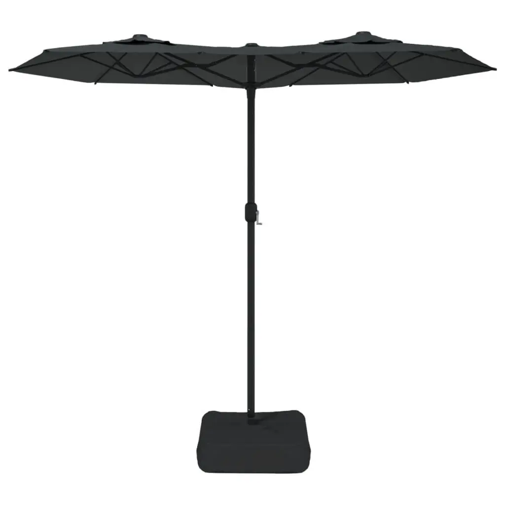 Double-Head Garden Parasol in Anthracite