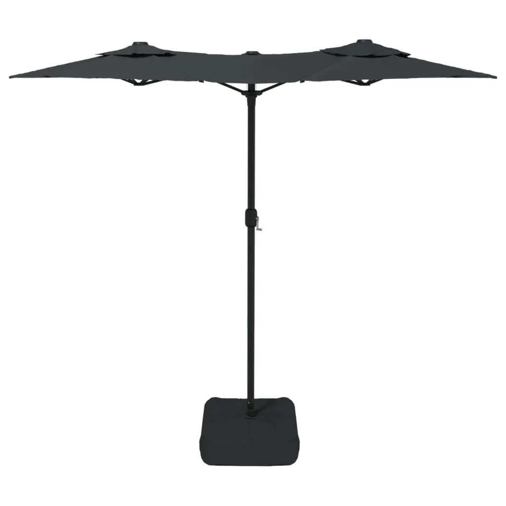 Double-Head Garden Parasol in Anthracite