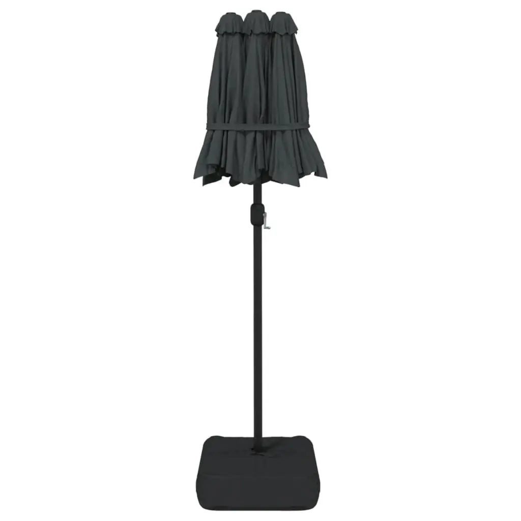Double-Head Garden Parasol in Anthracite