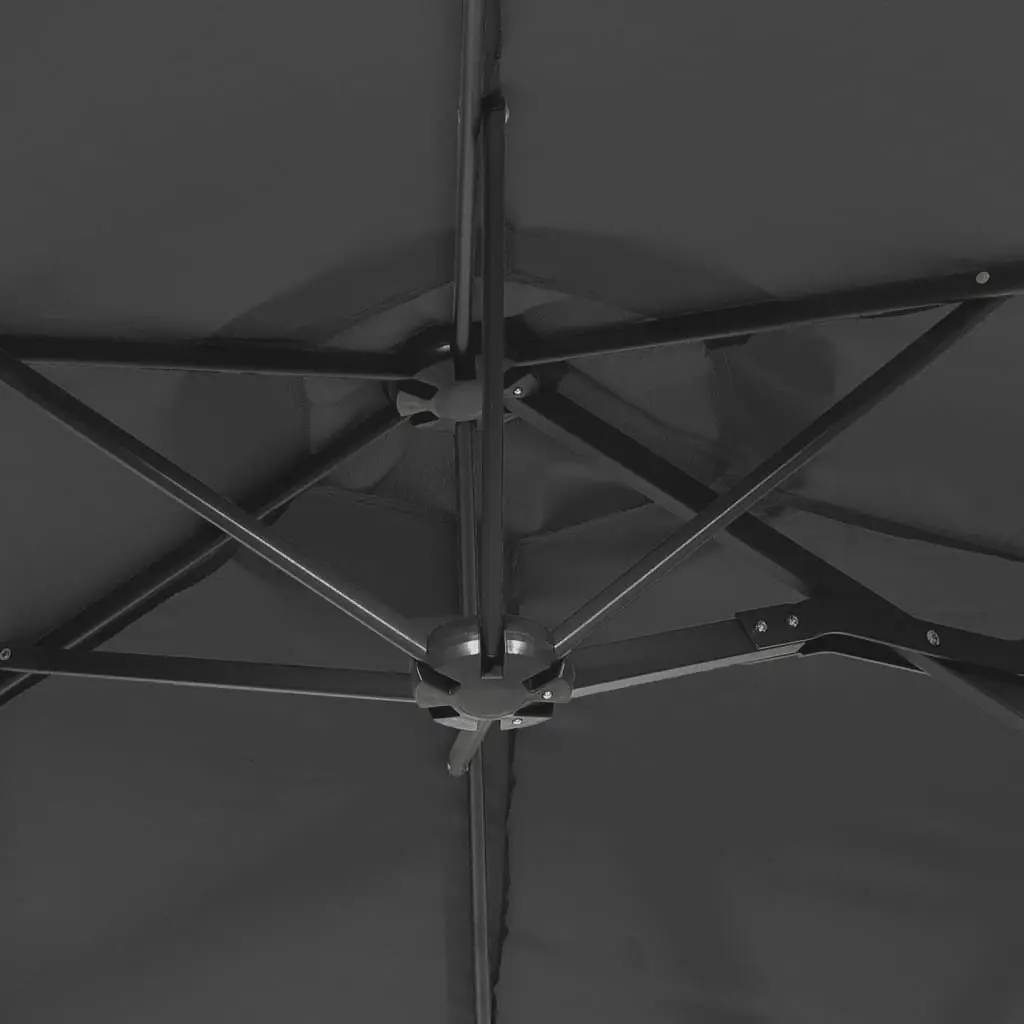 Double-Head Garden Parasol in Anthracite