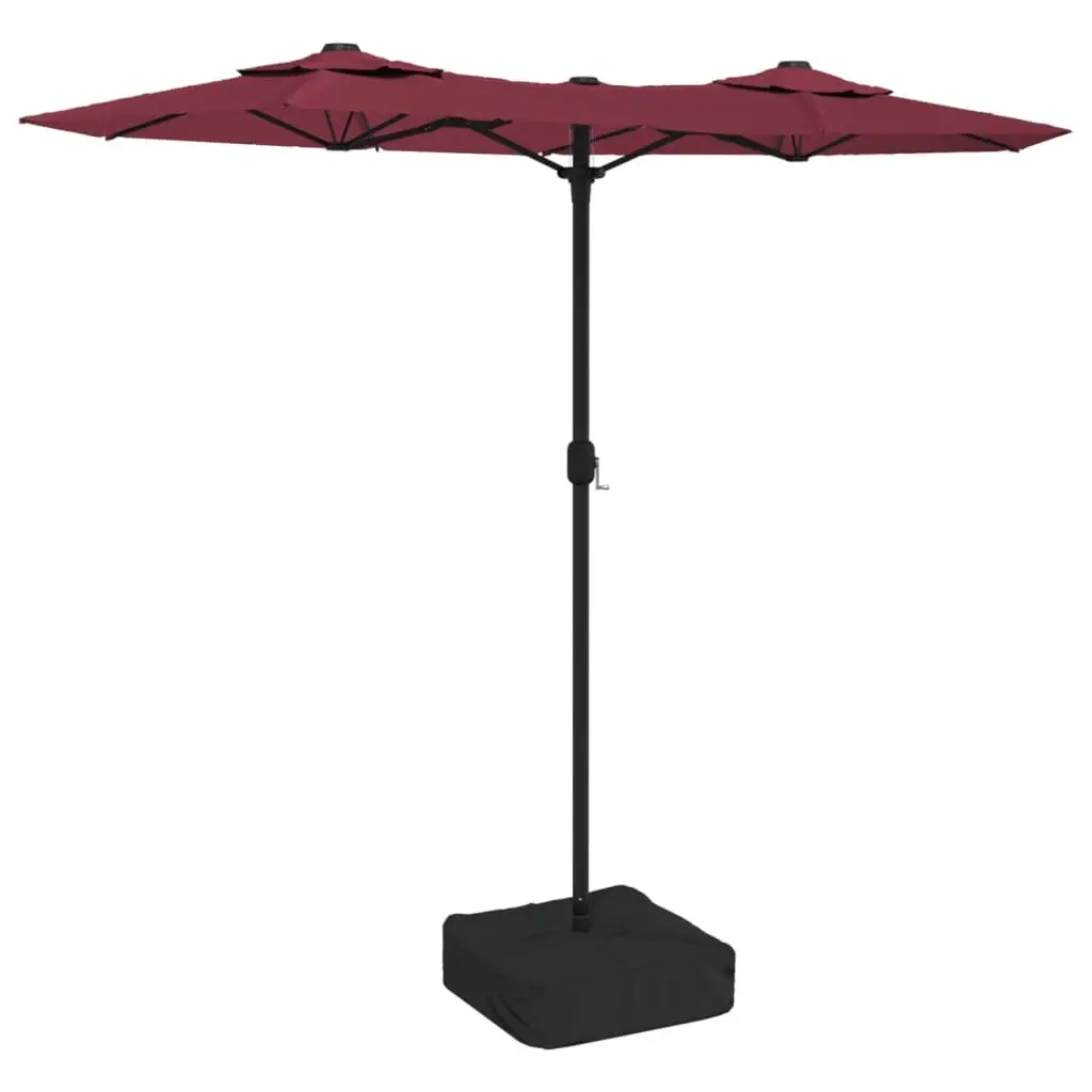 Double-Head Garden Parasol in Red