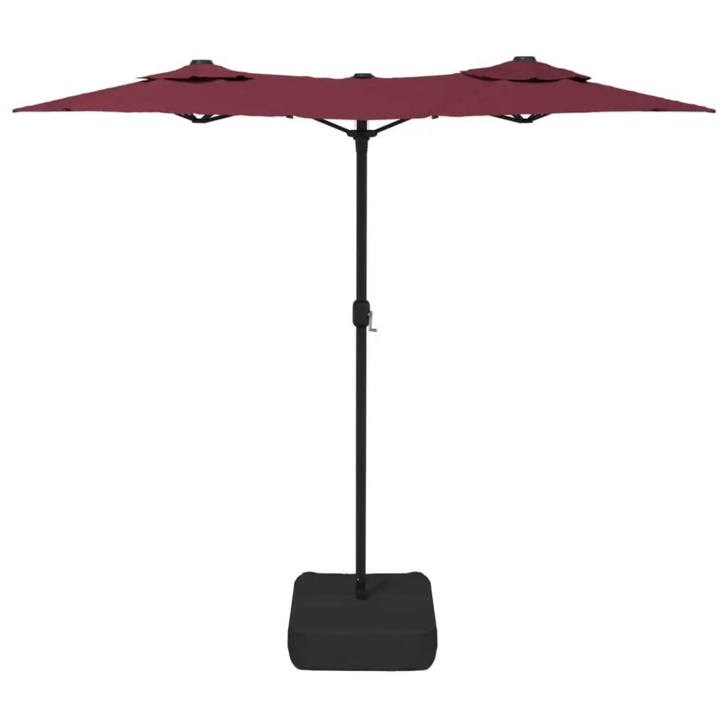 Double-Head Garden Parasol in Red