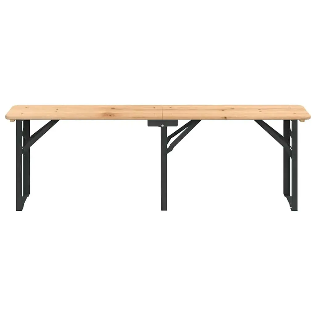 3 Piece Folding Beer Table Set for Outdoors