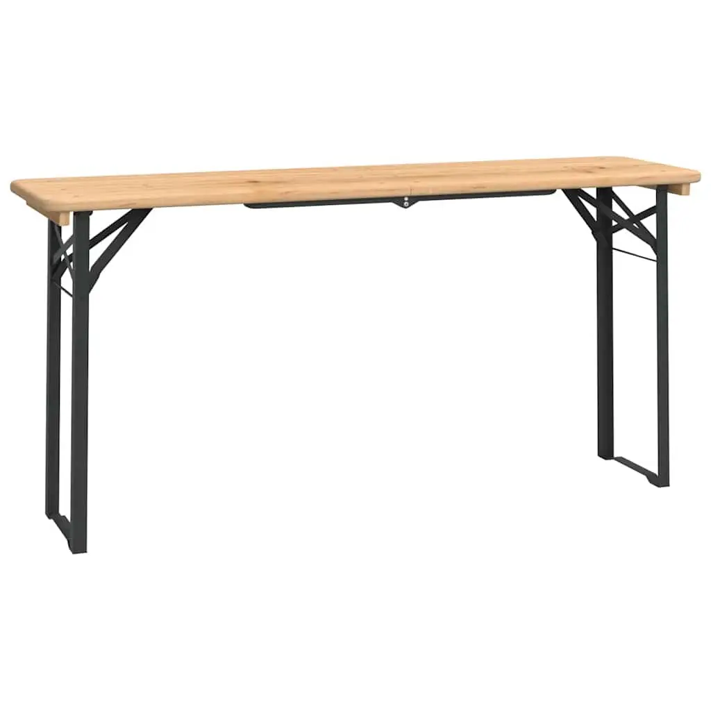 3 Piece Folding Beer Table Set for Outdoors