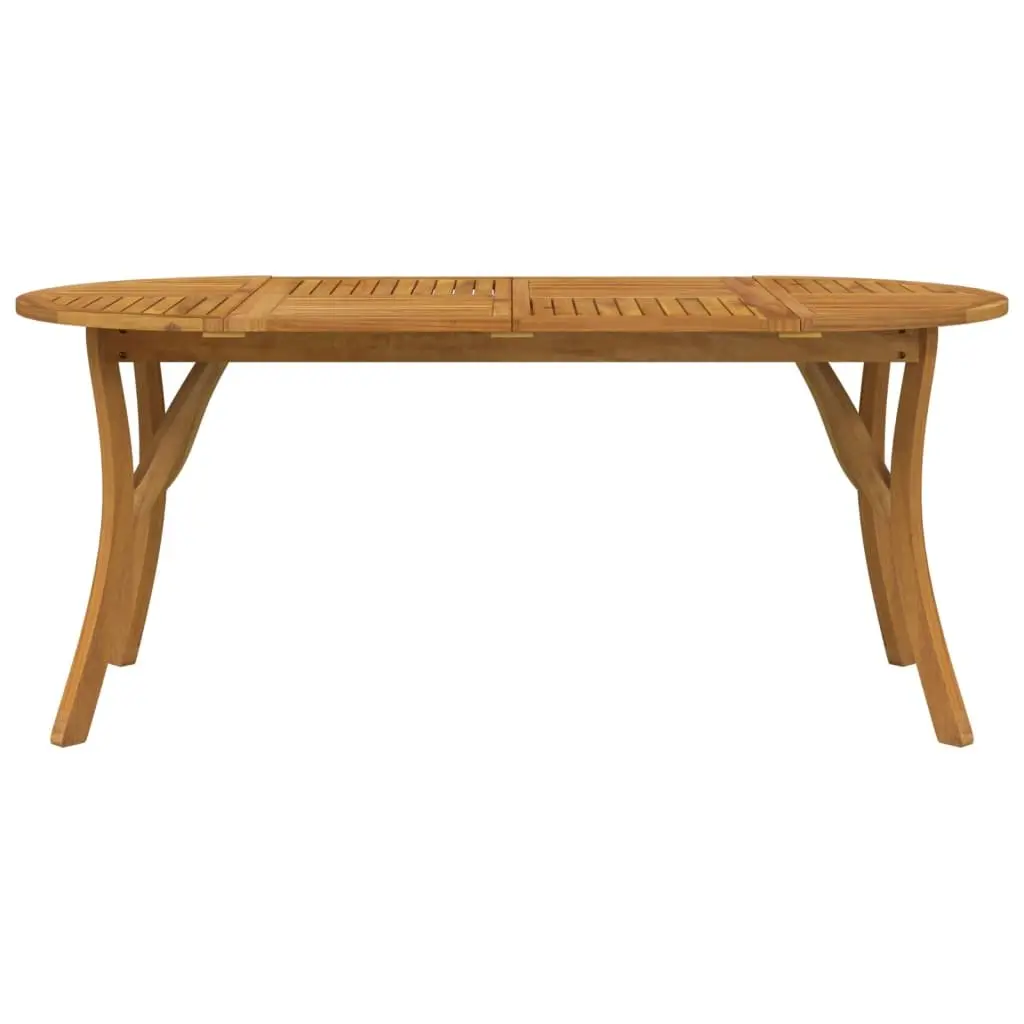 Garden Dining Table 200x90x75cm Solid Wood Brown