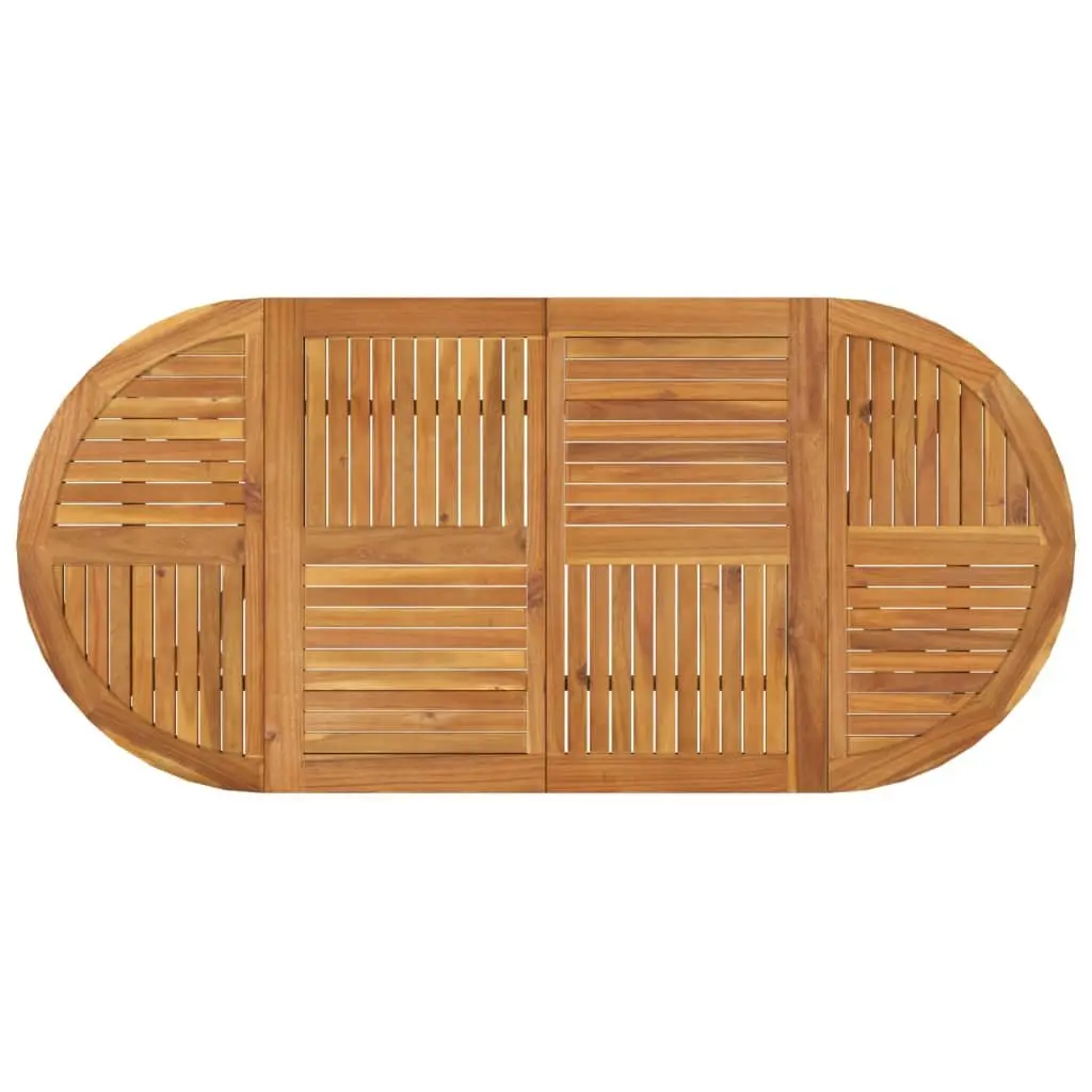 Garden Dining Table 200x90x75cm Solid Wood Brown