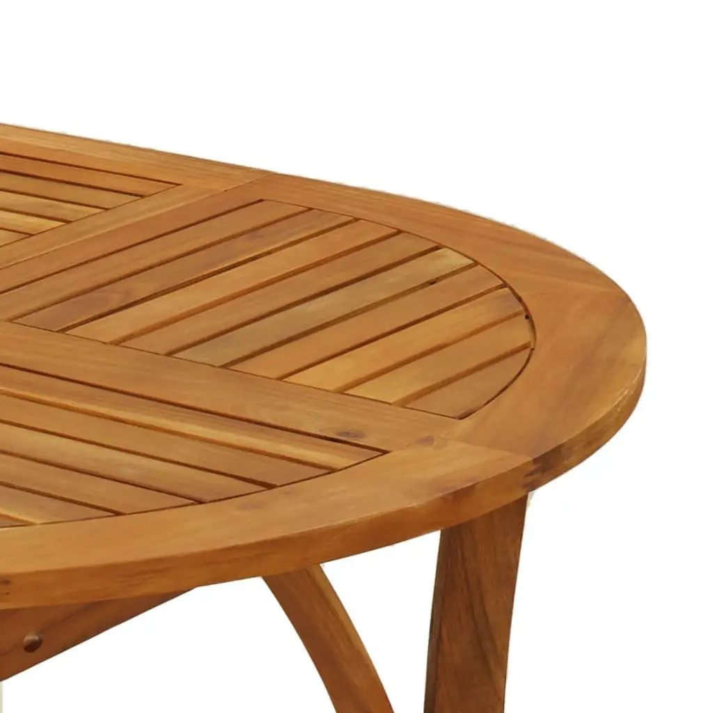 Garden Dining Table 200x90x75cm Solid Wood Brown