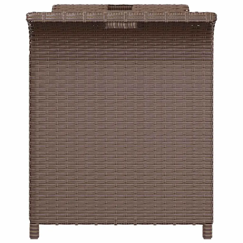 Outdoor Garden Bench with Storage and Cushion