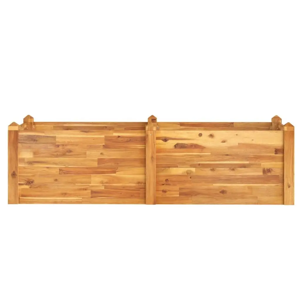 Stackable Acacia Wooden Raised Garden Bed for Plants