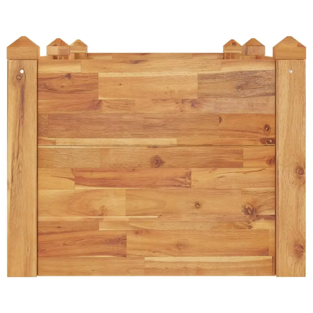 Stackable Acacia Wooden Raised Garden Bed for Plants