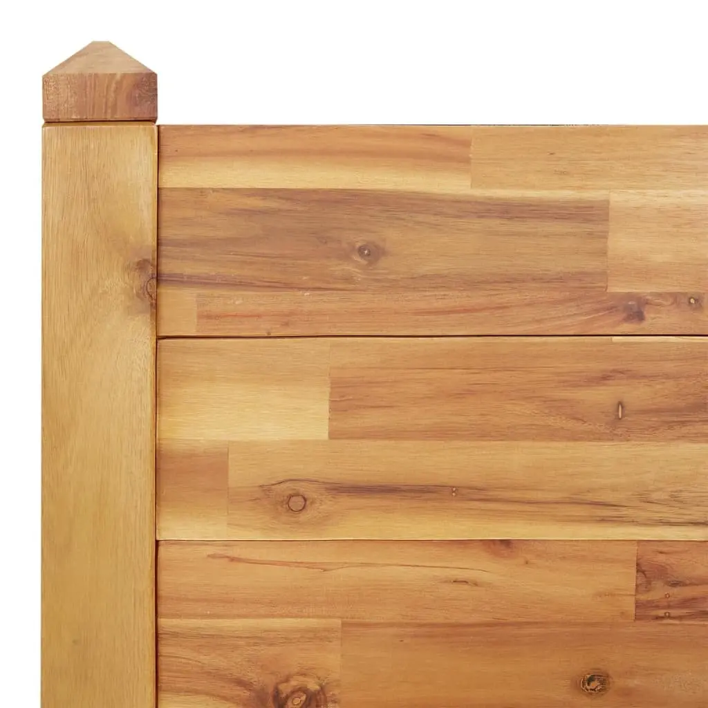 Stackable Acacia Wooden Raised Garden Bed for Plants