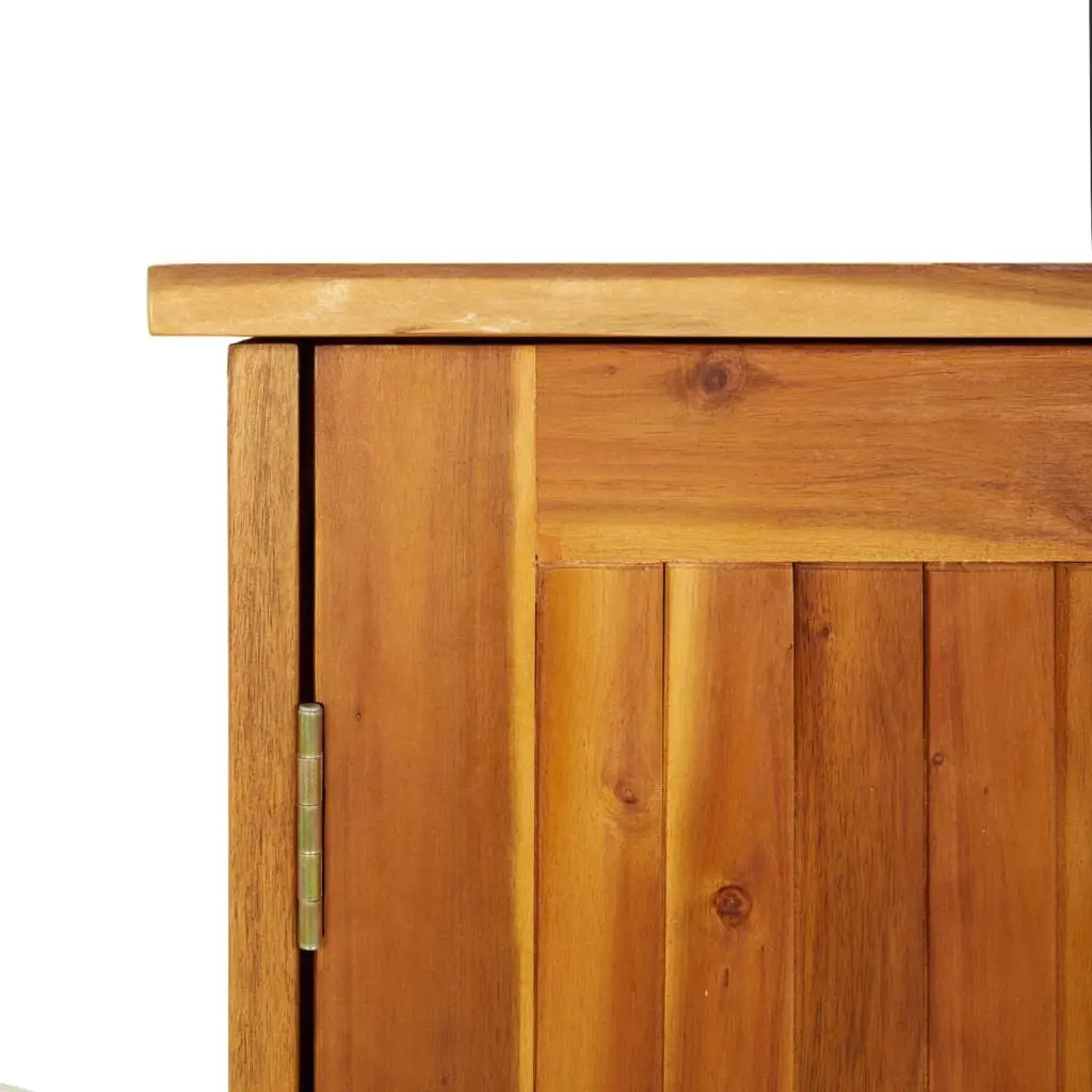 Solid Wood Garden Storage Cabinet 75x35x70cm