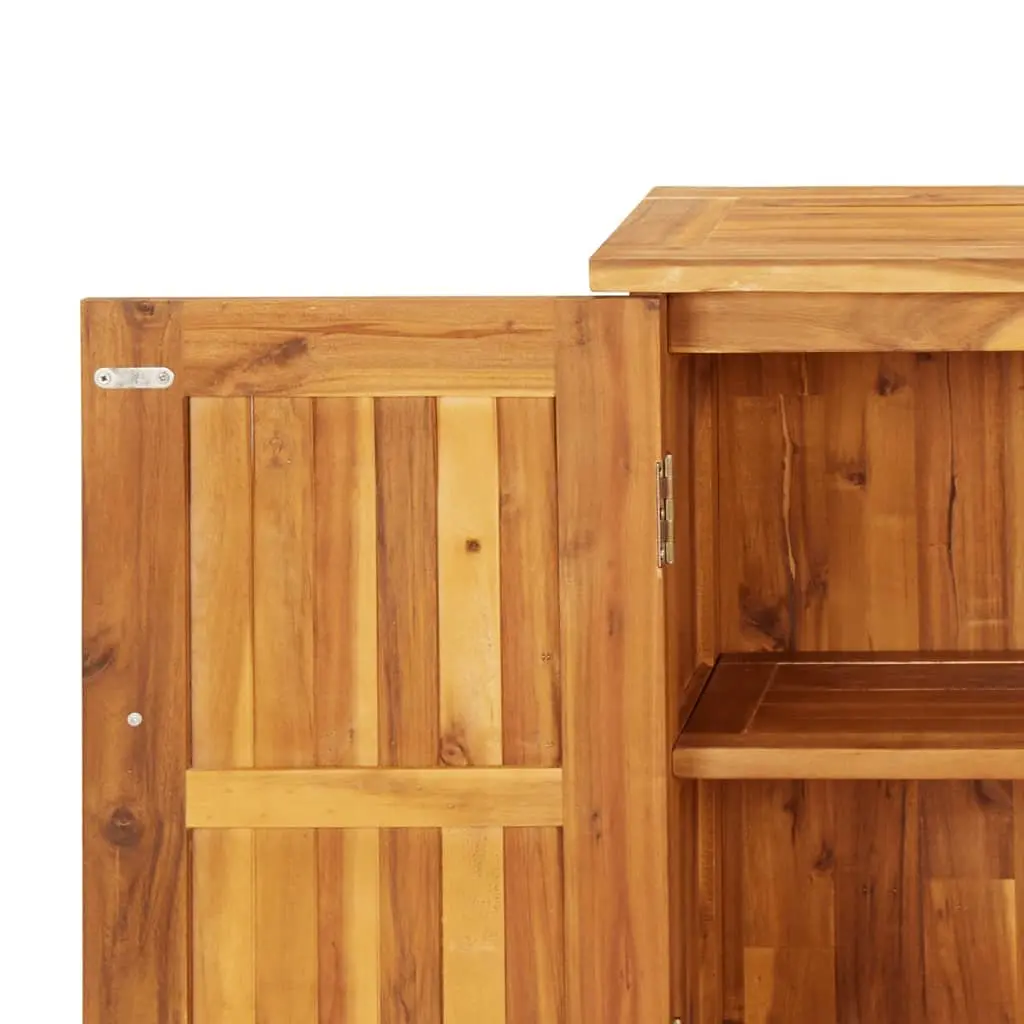 Solid Wood Garden Storage Cabinet 75x35x70cm