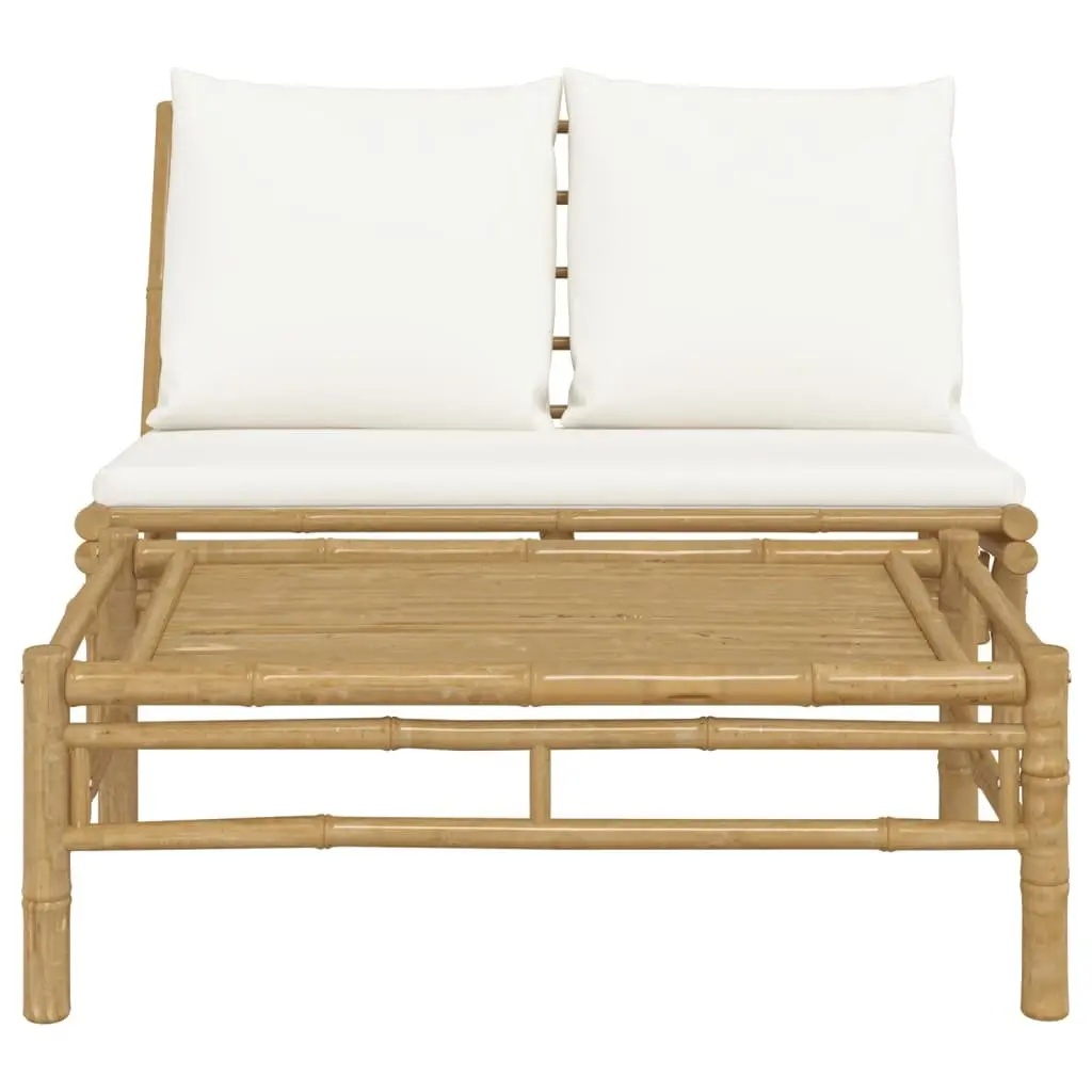 Bamboo 2 Piece Outdoor Garden Lounge Set
