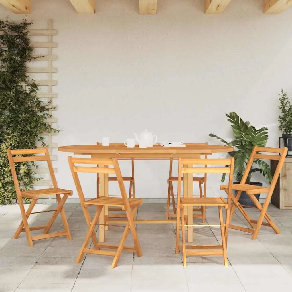 Extending Garden Table 110-160x80x75cm Solid Teak Wood Outdoor Dining Patio