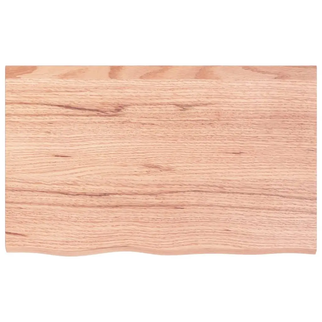Handmade Rustic Wall Shelf in Solid Oak Wood 80x50cm