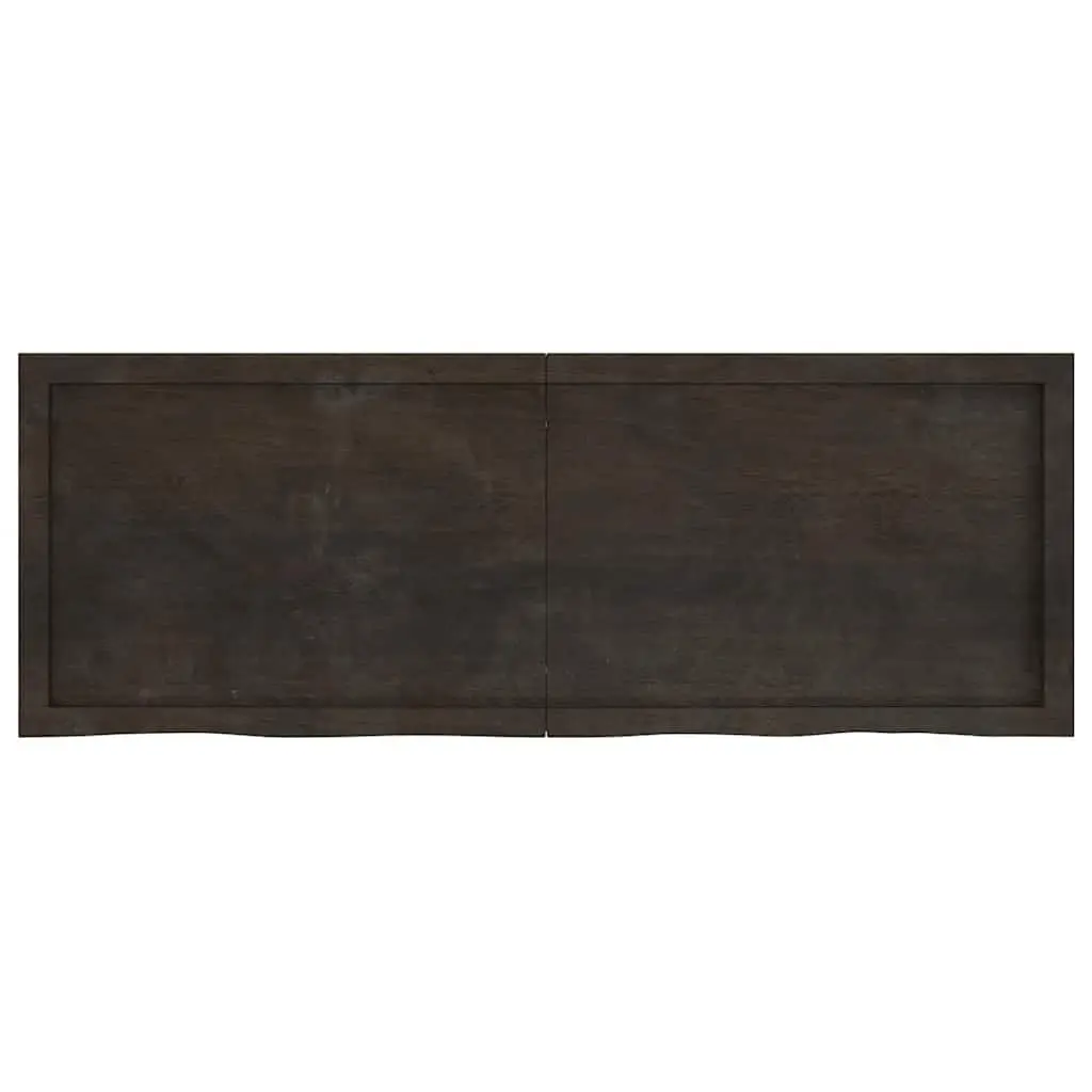 Rustic Folding Wall Shelf in Solid Oak Wood
