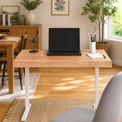 Premium Solid Oak Wood Live Edge Table Top 80x40cm