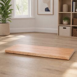 Handcrafted Solid Oak Wood Tabletop with Live Edge 100x50cm