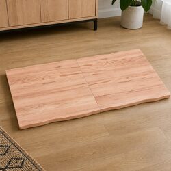 Premium Solid Wood Table Top Live Edge Brown Foldable Surface