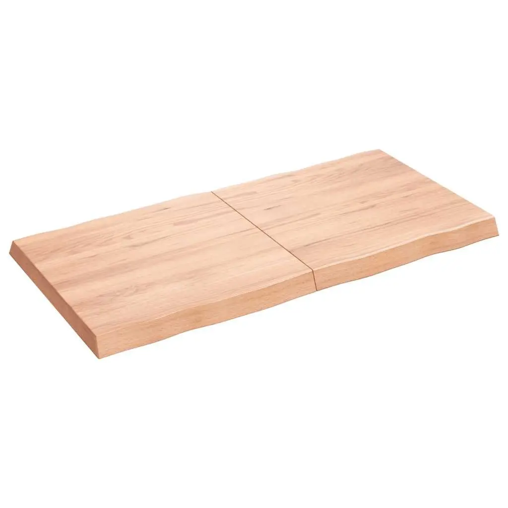 Solid Wood Table Top Live Edge Brown Foldable Surface