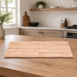 Solid Oak Folding Table Top with Live Edge 140x50cm