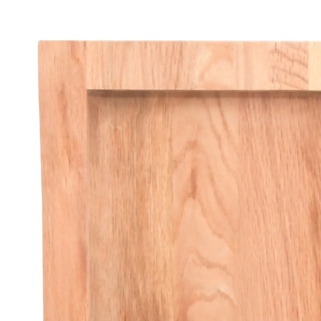Light Brown Solid Oak Wooden Table Top 140x50cm Folding