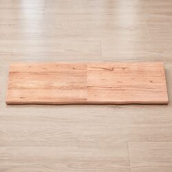 Solid Oak Wooden Table Top 180x50cm with Live Edge