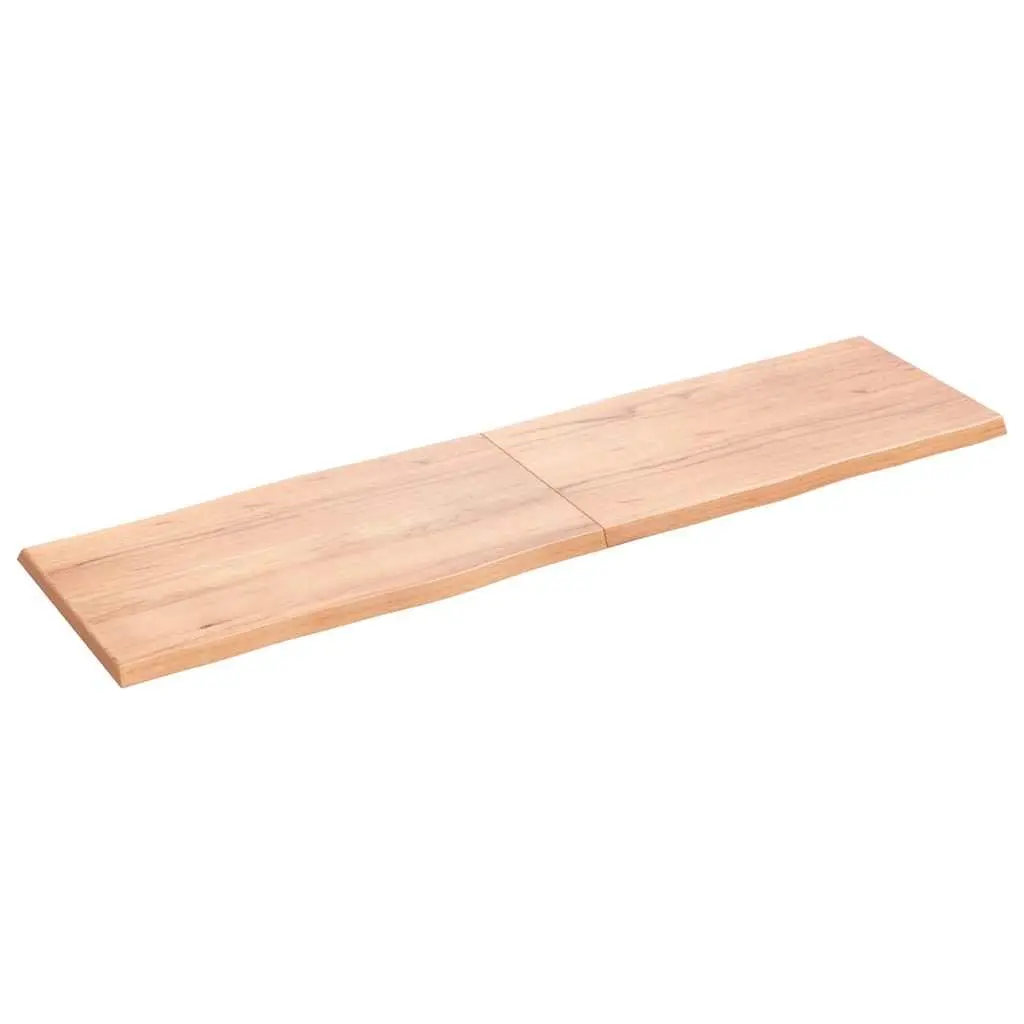 Solid Oak Wooden Table Top 180x50cm with Live Edge