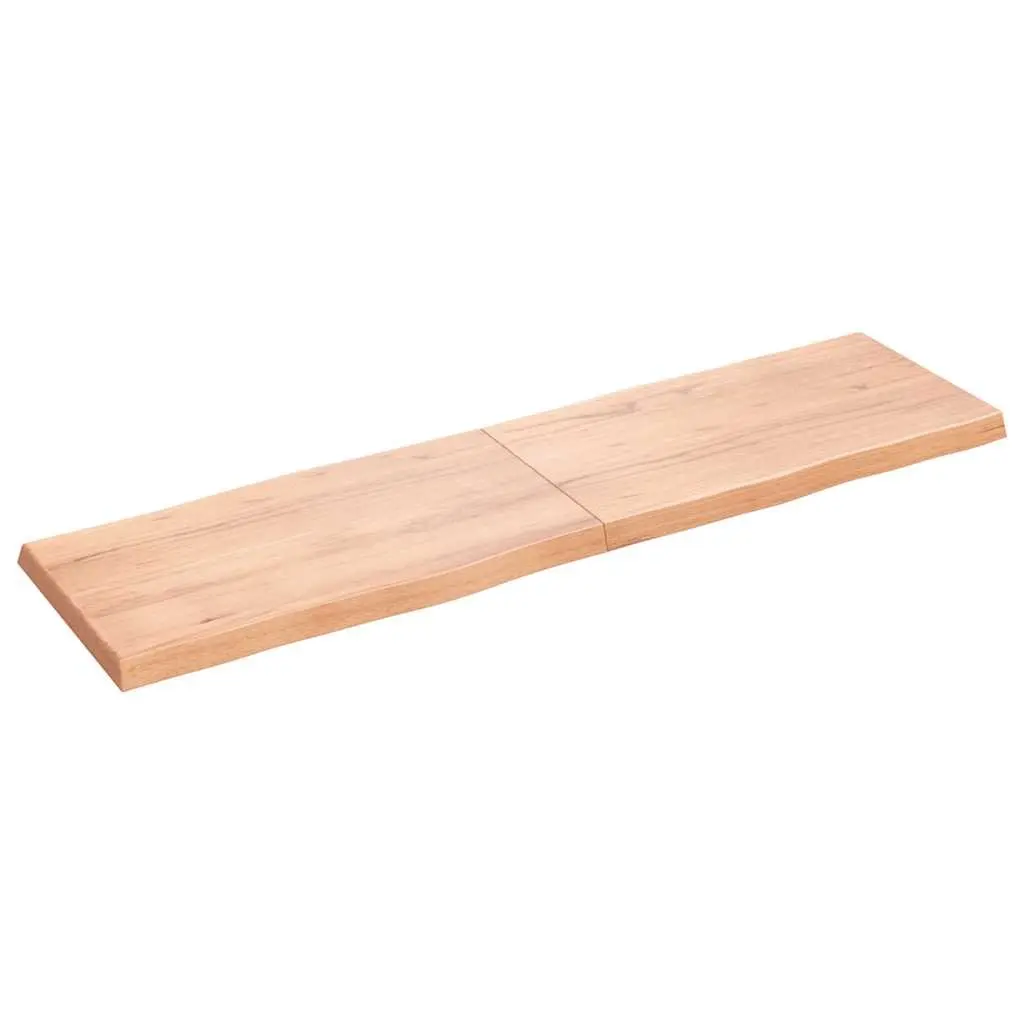 Wooden Table Top Brown Live Edge Solid Oak Folding DIY Replacement Board