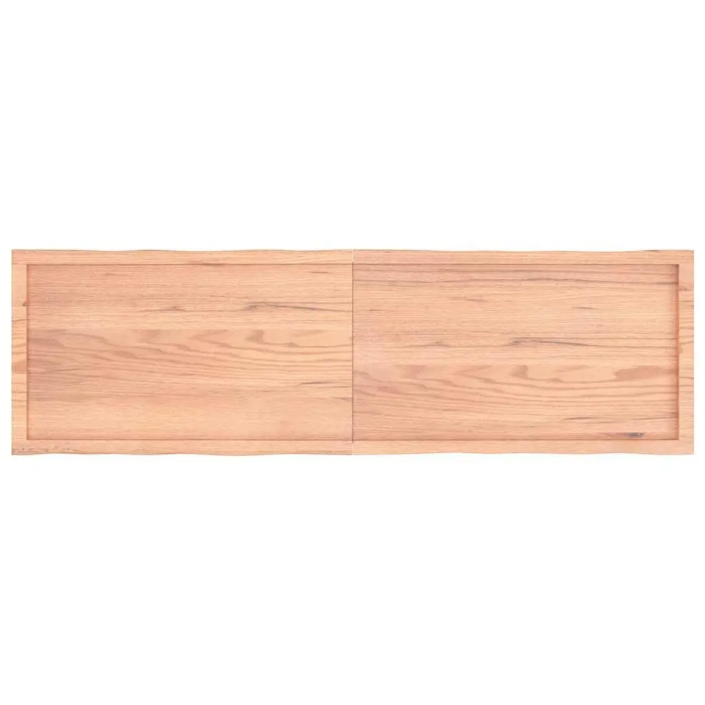Wooden Table Top Brown Live Edge Solid Oak Folding DIY Replacement Board