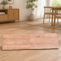 Solid Oak Wooden Folding Table Top with Live Edge 180x60cm