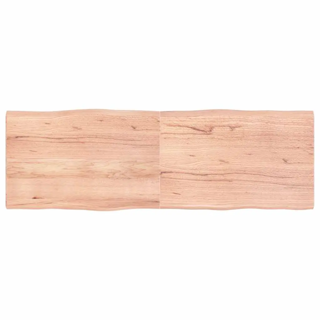 Solid Oak Wooden Folding Table Top with Live Edge 180x60cm