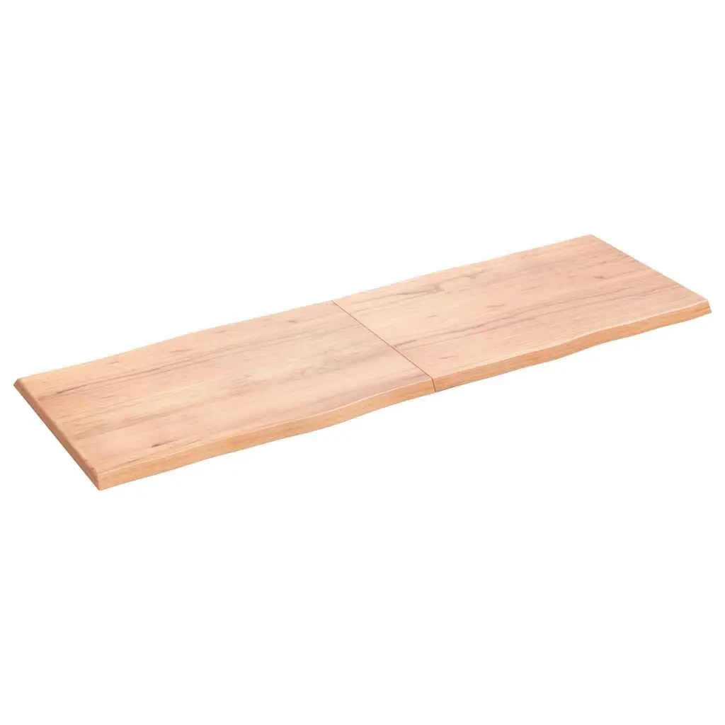 Solid Oak Wooden Folding Table Top with Live Edge 180x60cm