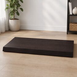 Handcrafted Dark Brown Solid Oak Table Top 60x40cm