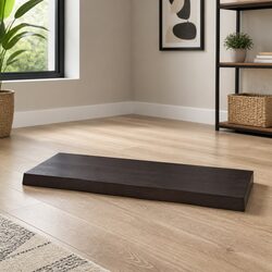 Premium Solid Oak Wooden Table Top with Live Edge 100x40cm
