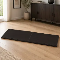 Handcrafted Solid Wood Folding Table Top with Live Edge 140x40cm