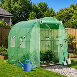 Durable Greenhouse with Steel Frame 4m² Garden Plant House