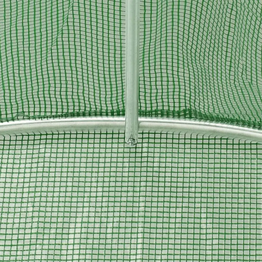 Greenhouse Steel Frame 3x2x2 m Green PE Cover 6 m² Garden Plant House