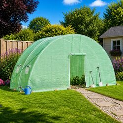 Sturdy Greenhouse with PE Cover - 12m² Plant House