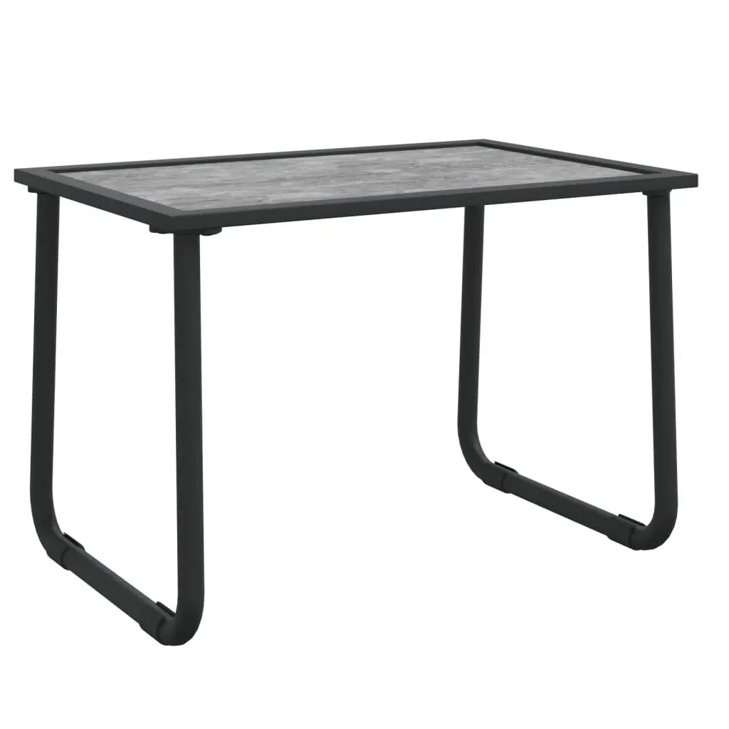 Garden Lounge Set Steel Frame Textilene Fabric 3 Piece Anthracite