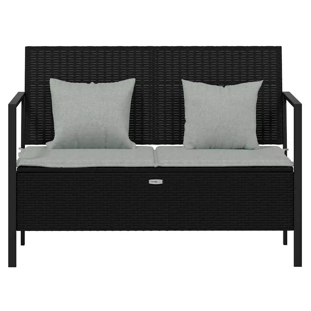 2-Seater Garden Bench with Storage
