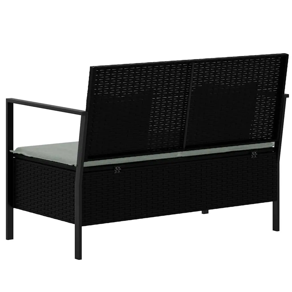 2-Seater Garden Bench with Storage