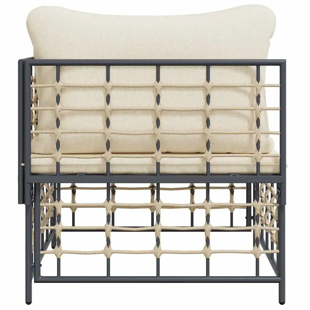 Outdoor Corner Sofa Rattan Seating with Cushions Modular