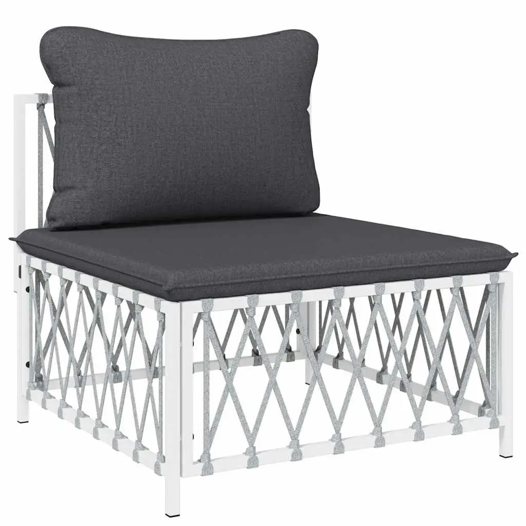 Outdoor Garden Middle Sofa with Cushions