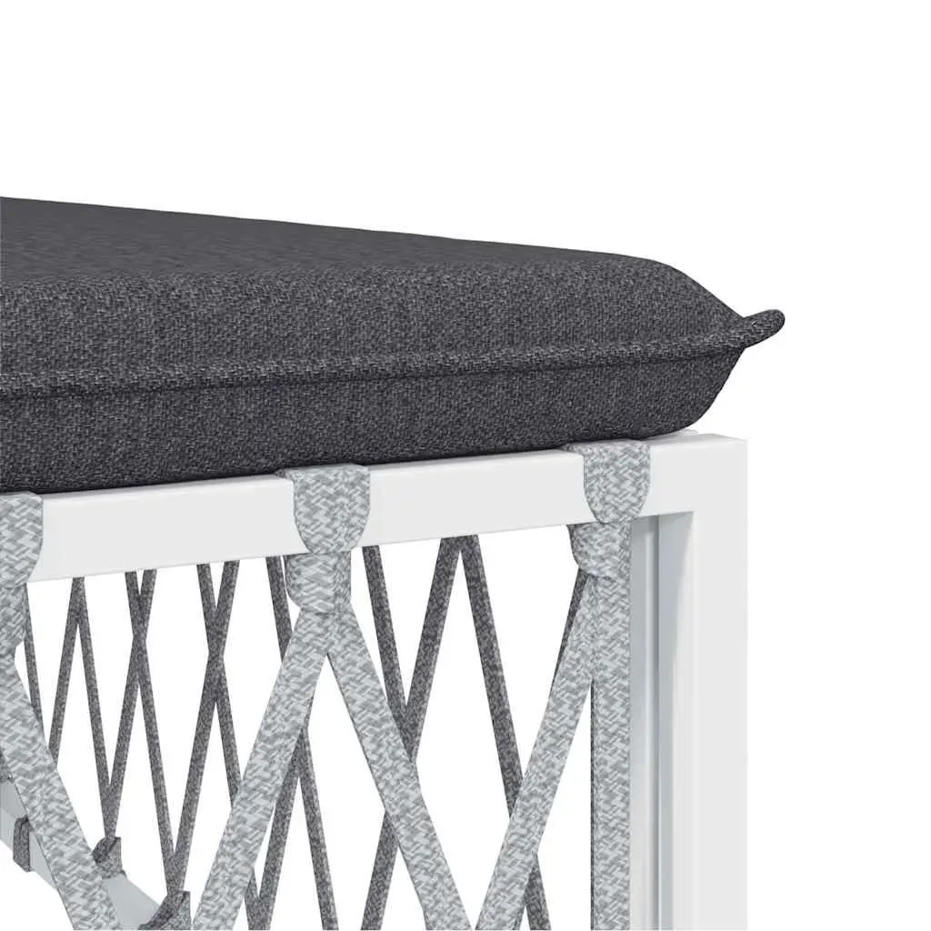 Outdoor Garden Middle Sofa with Cushions