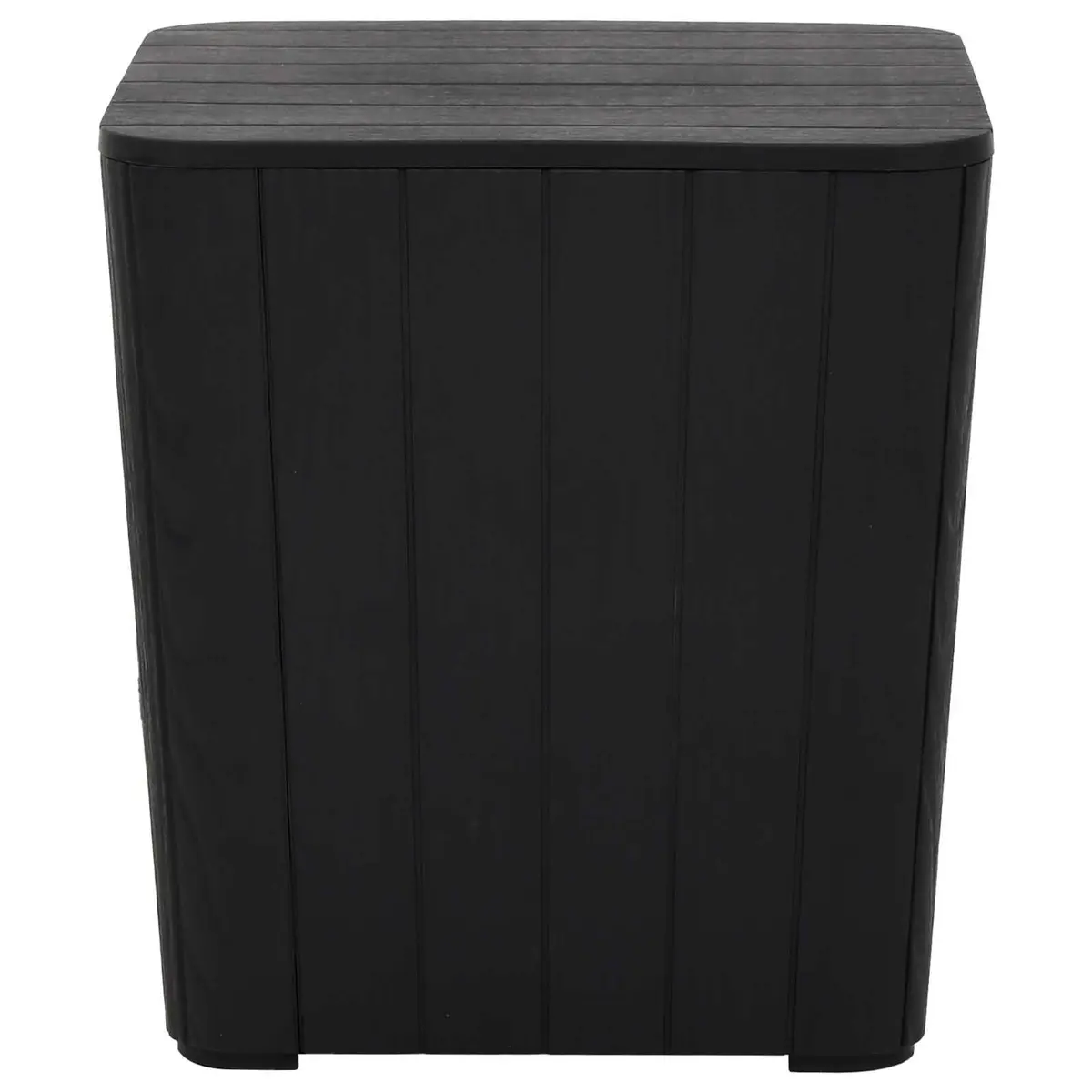 Outdoor Patio Garden Storage Table with Lid Black