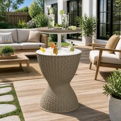 Durable 3-in-1 Ice Cooler Table for Outdoor Use