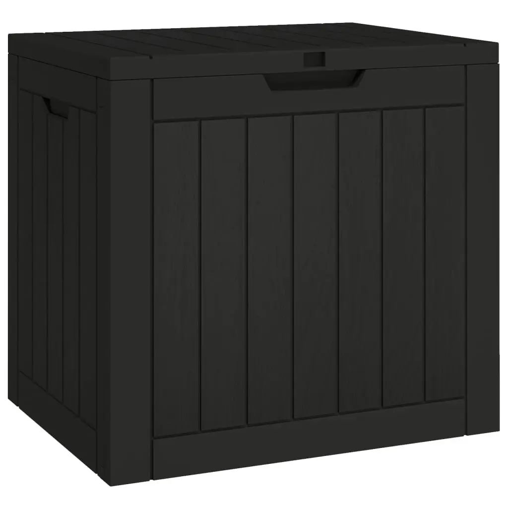 Black Garden Storage Box for Outdoor Items